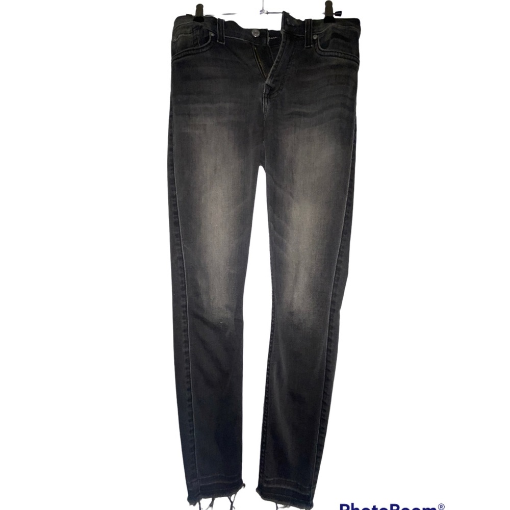 7 for all mankind jeans. Dark grey. Mid-rise. Size 27